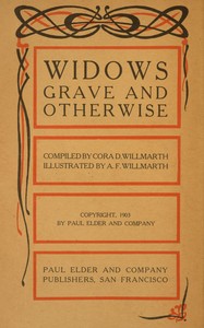 Cover of Widows grave and otherwise