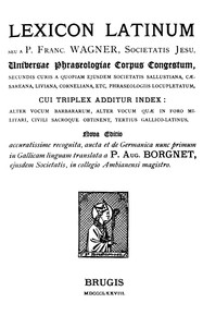 Cover of Lexicon Latinum