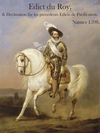 Cover of Edict du Roy, & Declaration sur les precedents Edicts de Pacification