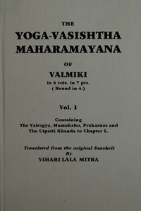 Cover of The Yoga-Vasishtha Maharamayana of Valmiki, Vol. 1 (of 4)