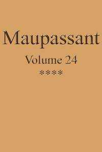 Cover of Œuvres complètes de Guy de Maupassant - volume 24