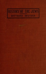 Cover of The history of the Jews