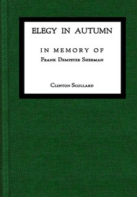 Cover of Elegy in Autumn
