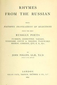 Cover of Rhymes from the Russian