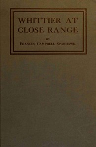 Cover of Whittier at close range