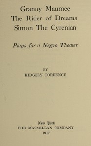 Cover of Granny Maumee; The rider of dreams; Simon the Cyrenian