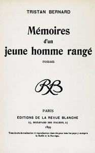 Mémoires d'un jeune homme rangé