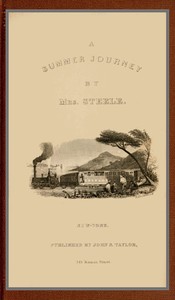 Cover of A summer journey in the west