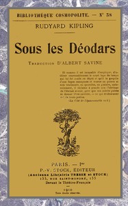 Cover of Sous les déodars