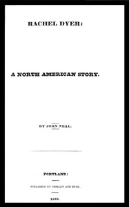 Cover of Rachel Dyer