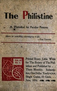 Cover of The Philistine