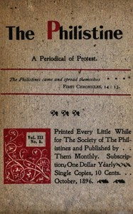 Cover of The Philistine