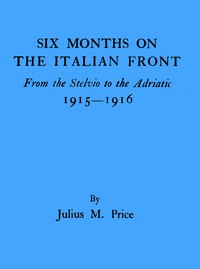 Cover of Six months on the Italian front