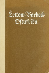 Cover of Meine Erinnerungen aus Ostafrika