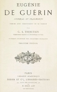 Cover of Journal et fragments