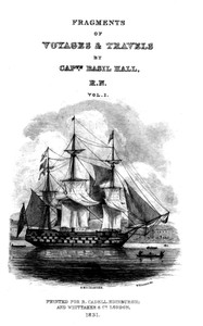 Cover of Fragments of voyages and travels, including anecdotes of a naval life