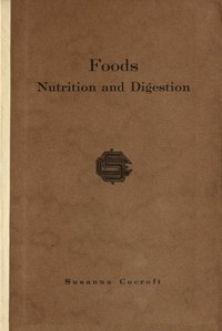 Cover of Foods; nutrition and digestion
