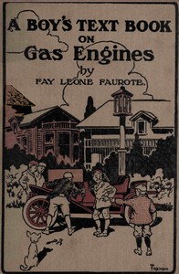 Cover of A boy's text book on gas engines