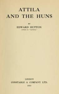 Cover of Attila and the Huns