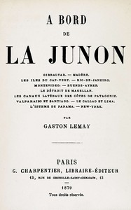 Cover of A bord de la Junon
