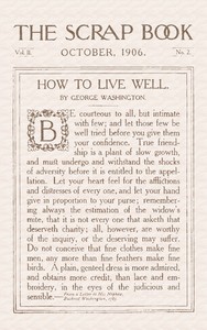 Cover of The scrap book, Volume 2, No. 2