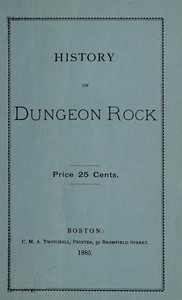 Cover of Dungeon Rock; or, the pirate's cave, at Lynn