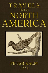 Cover of Travels into North America, Volume 2 (of 3)