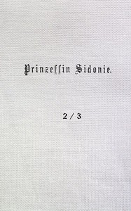 Prinzessin Sidonie (Band 2/3)