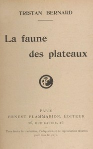 Cover of La faune des plateaux