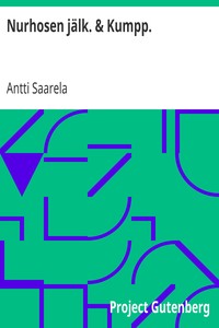 Cover of Nurhosen jälk. & Kumpp.