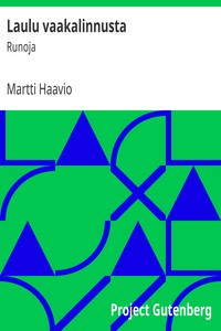 Cover of Laulu vaakalinnusta