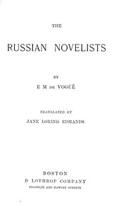 Cover of The Russian novelists