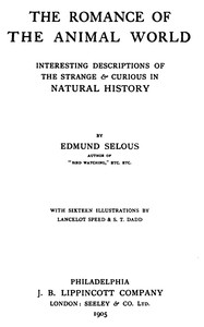 The romance of the animal world