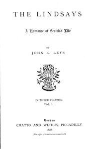 Cover of The Lindsays