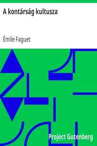 Cover of A kontárság kultusza