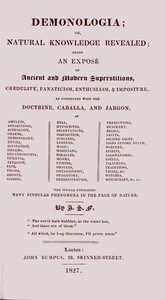 Cover of Demonologia