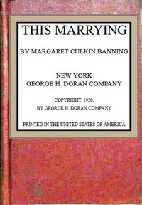 Cover of This marrying