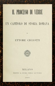 Cover of Il processo di Verre