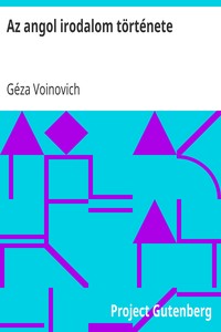 Cover of Az angol irodalom története