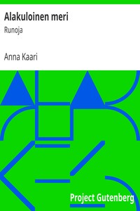 Cover of Alakuloinen meri