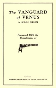 Cover of The vanguard of Venus