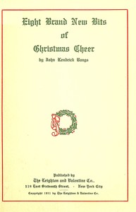 Cover of Eight brand new bits of Christmas cheer