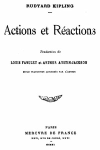 Cover of Actions et réactions