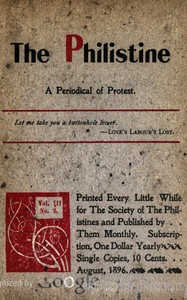 Cover of The Philistine