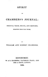 Spirit of Chambers's Journal