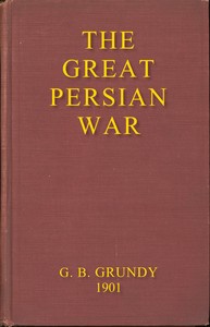 Cover of The great Persian War and its preliminaries