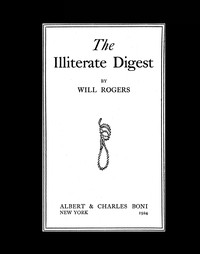 Cover of The Illiterate Digest