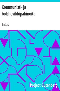 Kommunisti- ja bolshevikkipakinoita