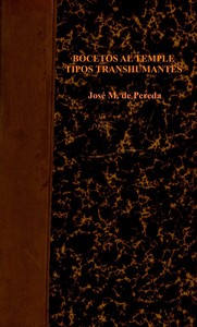 Bocetos al temple. Tipos trashumantes