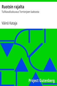 Cover of Ruotsin rajalta